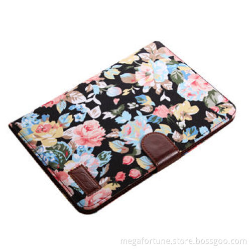 Denim pattern leather case for iPad 5, various colors are available, OEM/OEM services